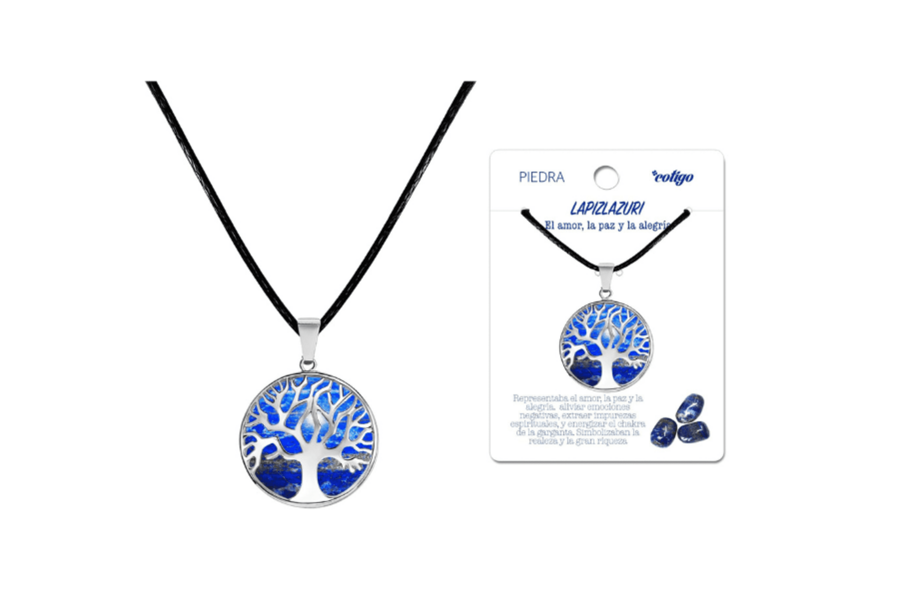 Colgante Árbol de la vida Lapislázuli - 1